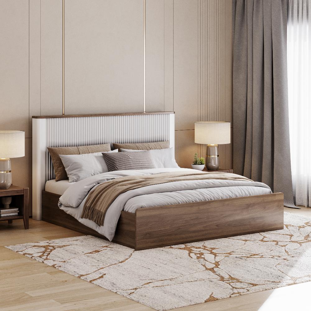 Wakefit Nix King Size Storage Engineered Wood Bed
